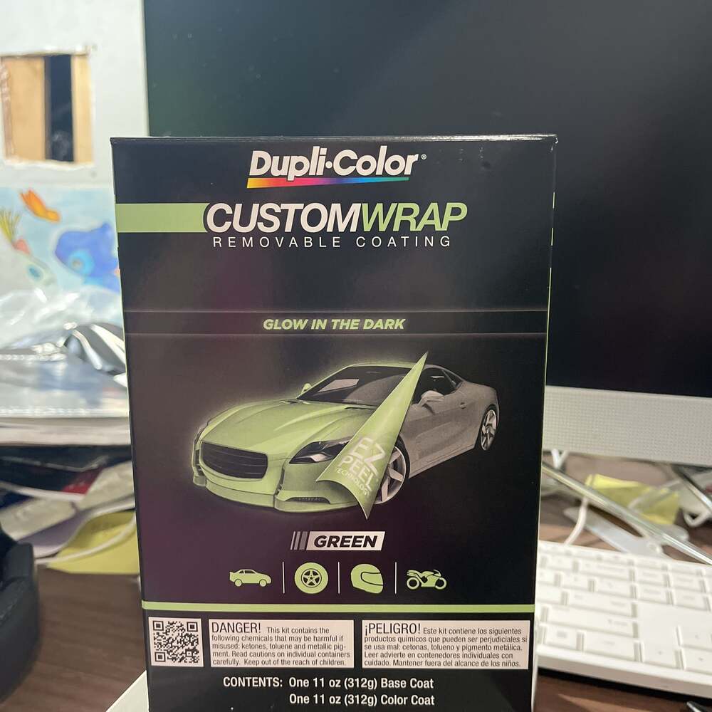 Dupli-Color Custom Wrap Glow In The Dark Green Removable Coating Kit